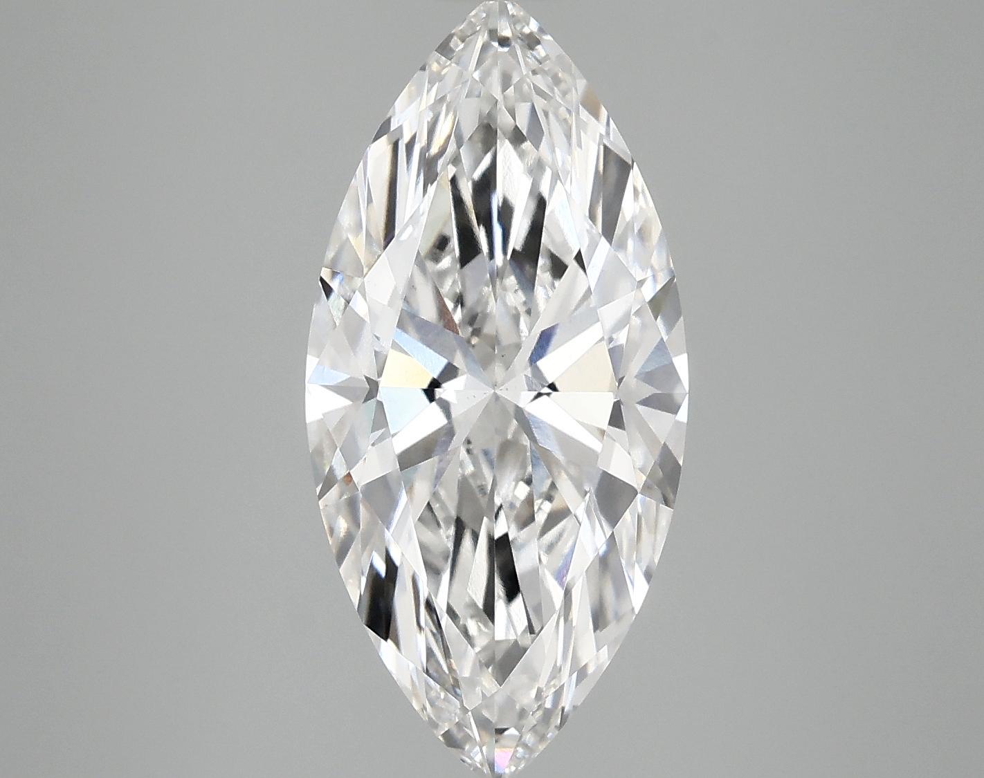 3.95 Carat Marquise Shaped Excellent Cut VS1 IGI Certified Lab Grown Diamond