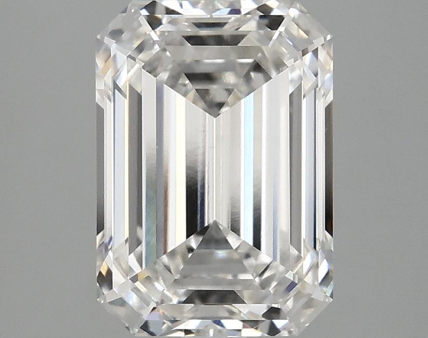 3.09 Carat Emerald Shaped Ideal Cut VS2 IGI Certified Lab Grown Diamond