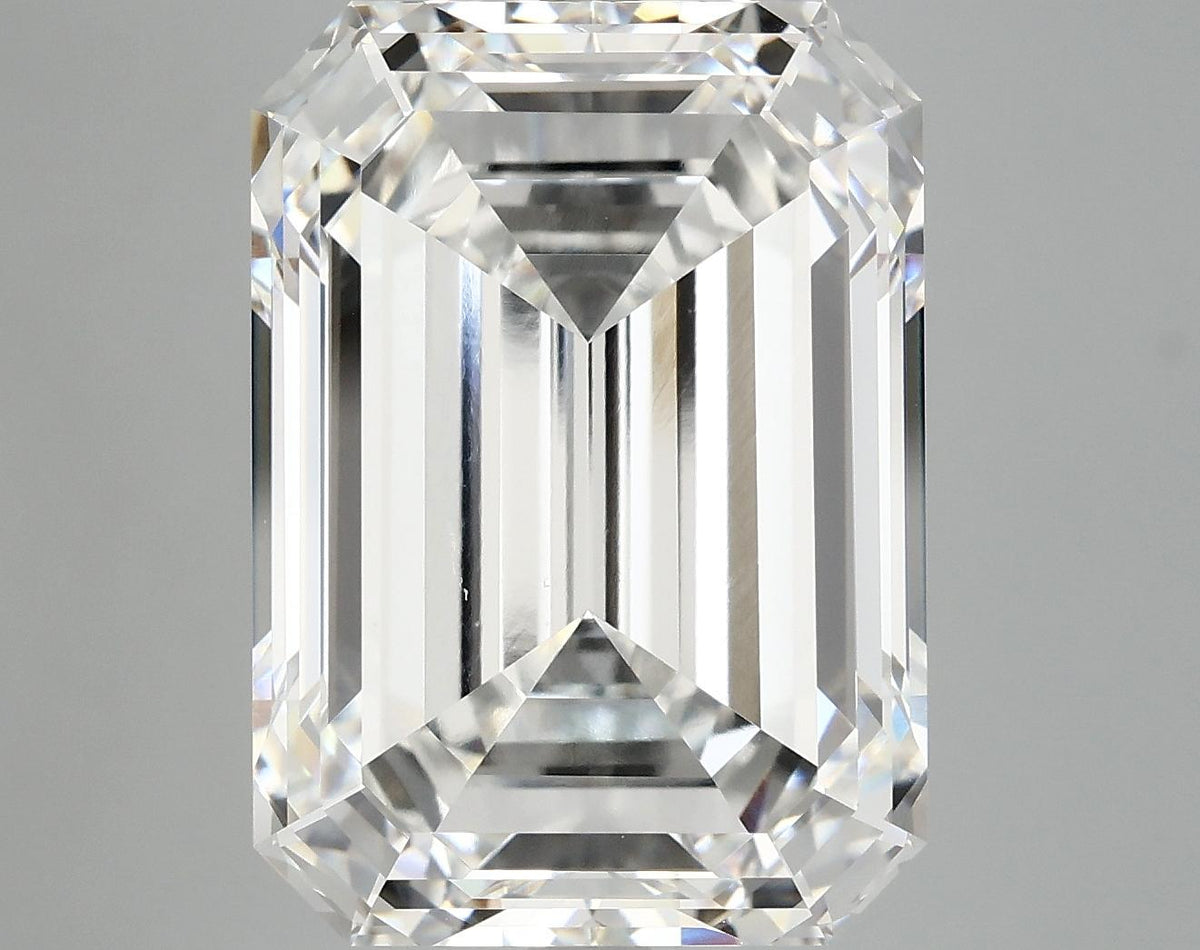 12.25 Carat Emerald Shaped Ideal Cut VVS2 IGI Certified Lab Grown Diamond