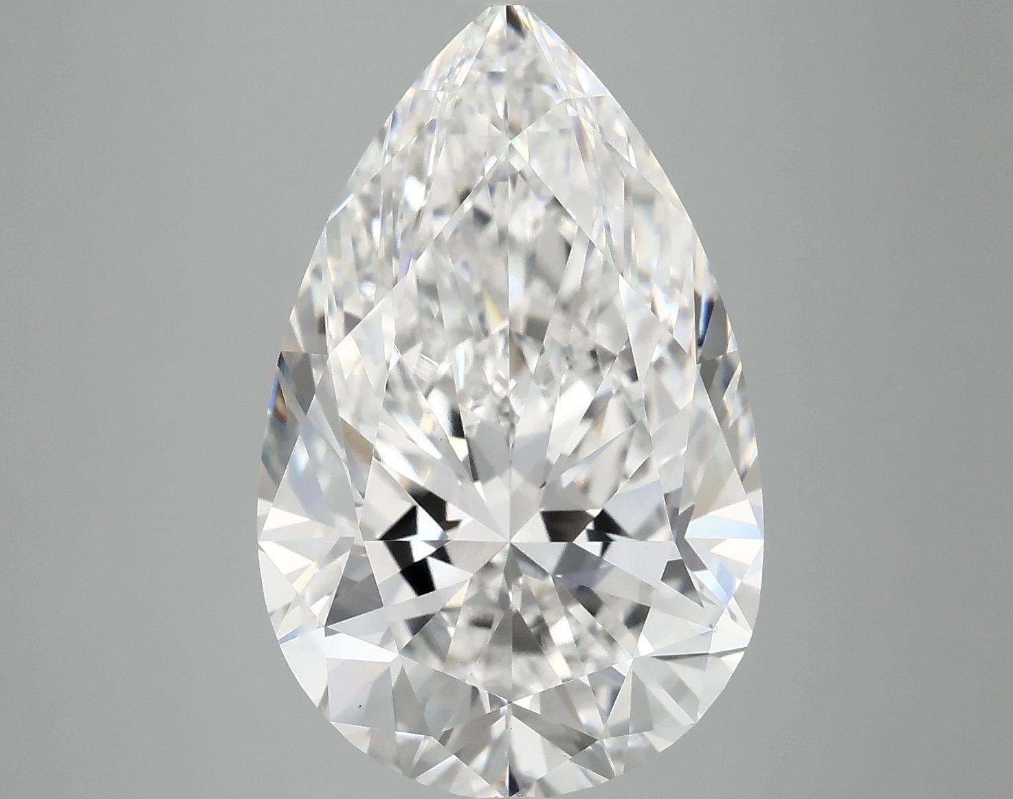 7.57 Carat Pear Shaped Ideal Cut VS1 IGI Certified Lab Grown Diamond