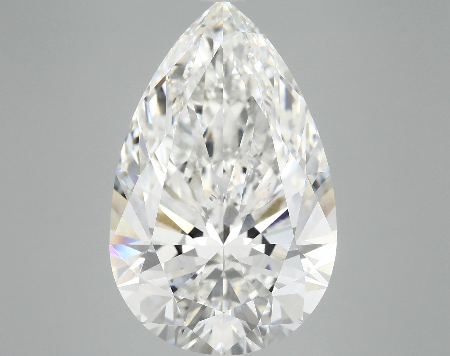7.55 Carat Pear Shaped Ideal Cut VS1 IGI Certified Lab Grown Diamond