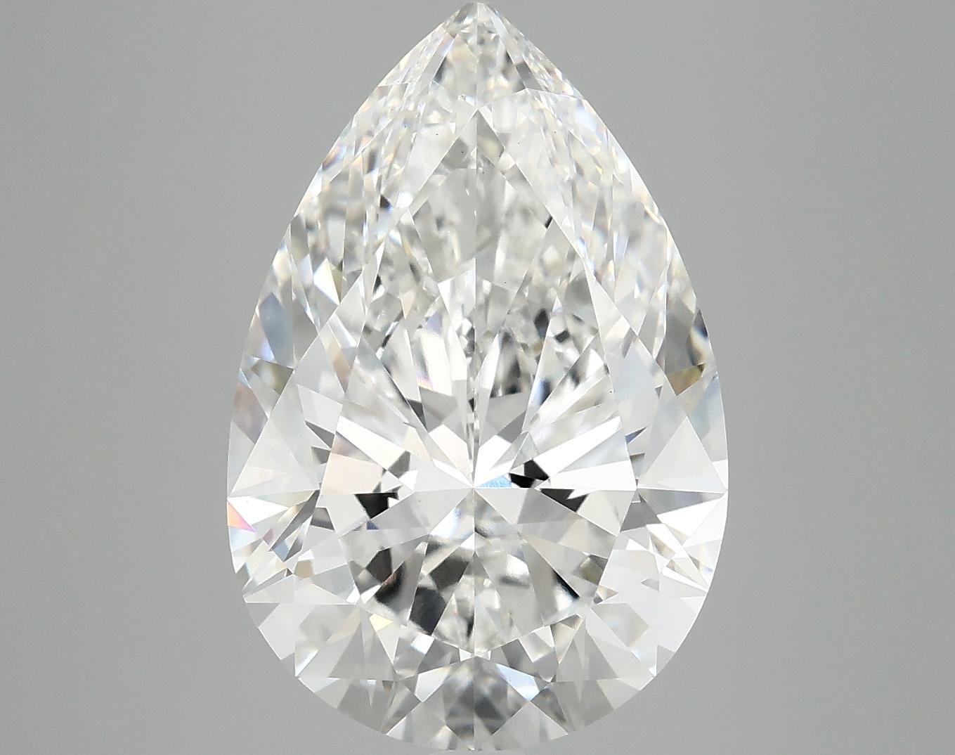 6.66 Carat Pear Shaped Excellent Cut VS1 IGI Certified Lab Grown Diamond