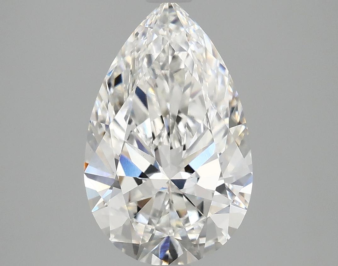 2.81 Carat Pear Shaped Ideal Cut VVS2 IGI Certified Lab Grown Diamond