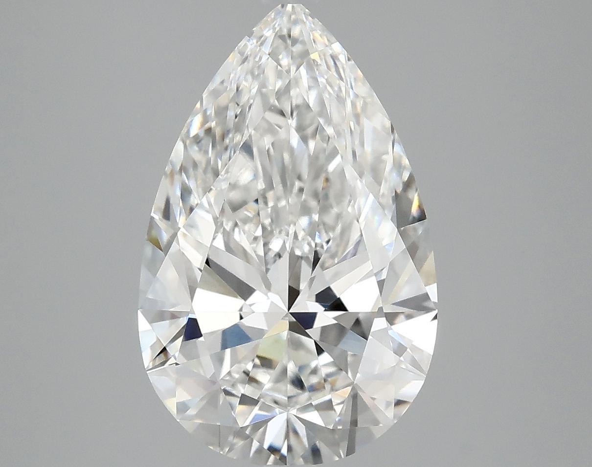 3.92 Carat Pear Shaped Ideal Cut VVS2 IGI Certified Lab Grown Diamond