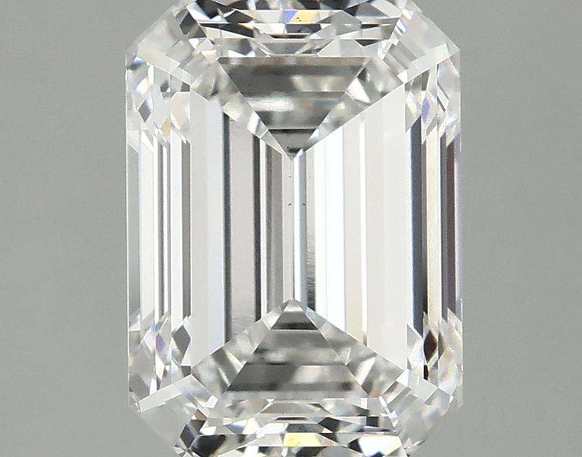 2.97 Carat Emerald Shaped Excellent Cut VS1 IGI Certified Lab Grown Diamond