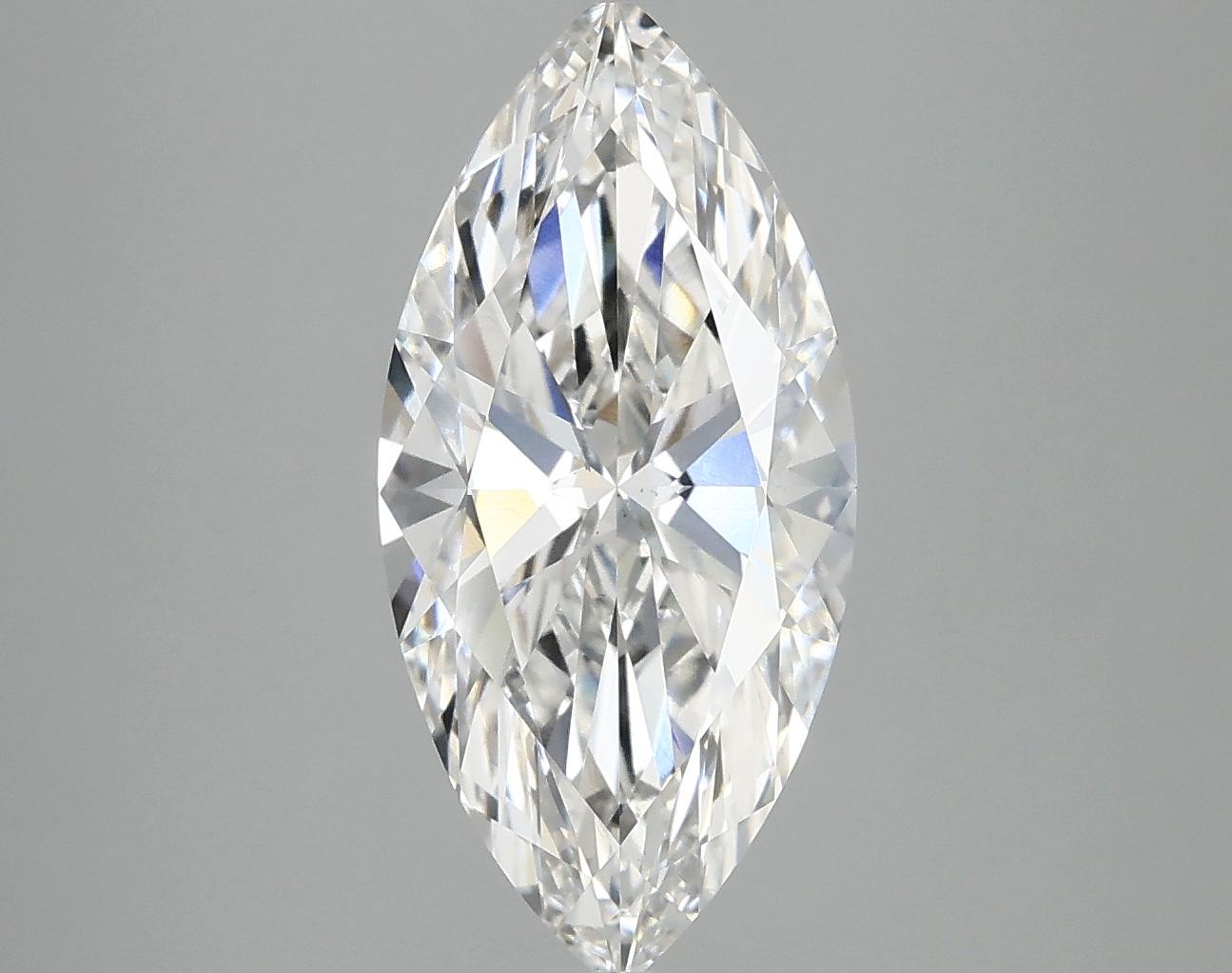 2.98 Carat Marquise Shaped Excellent Cut VS2 IGI Certified Lab Grown Diamond