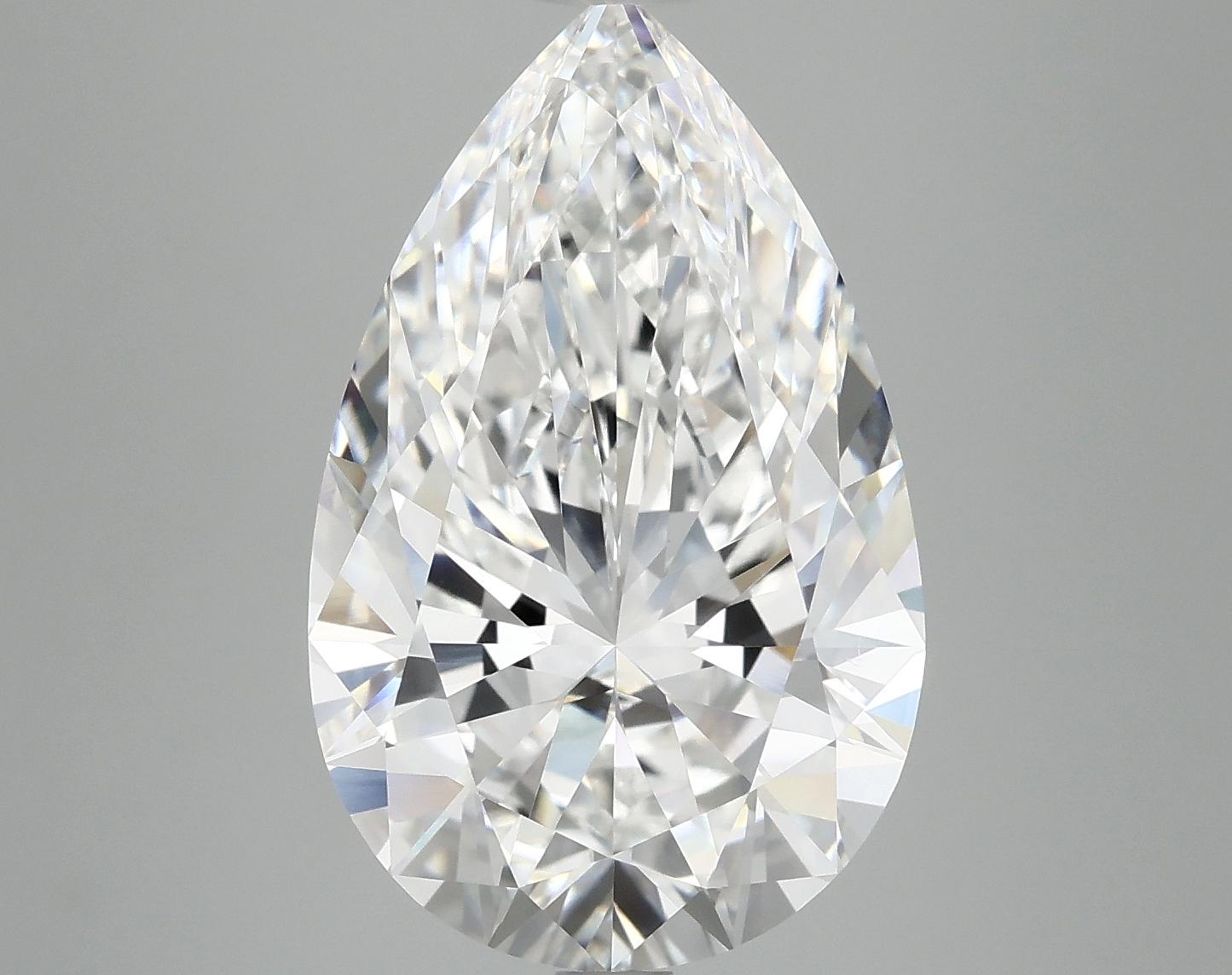 7.04 Carat Pear Shaped Ideal Cut VVS2 IGI Certified Lab Grown Diamond