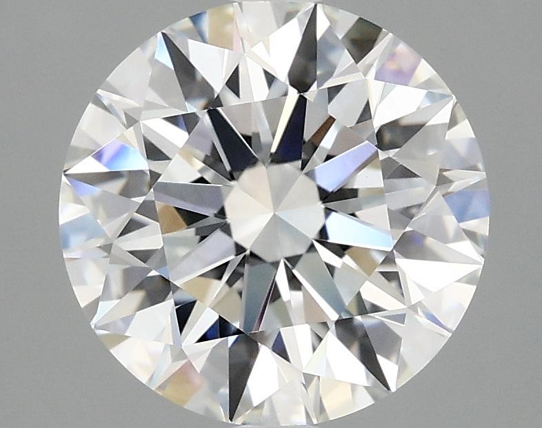 3.07 Carat Round Shaped Excellent Cut VVS2 IGI Certified Lab Grown Diamond