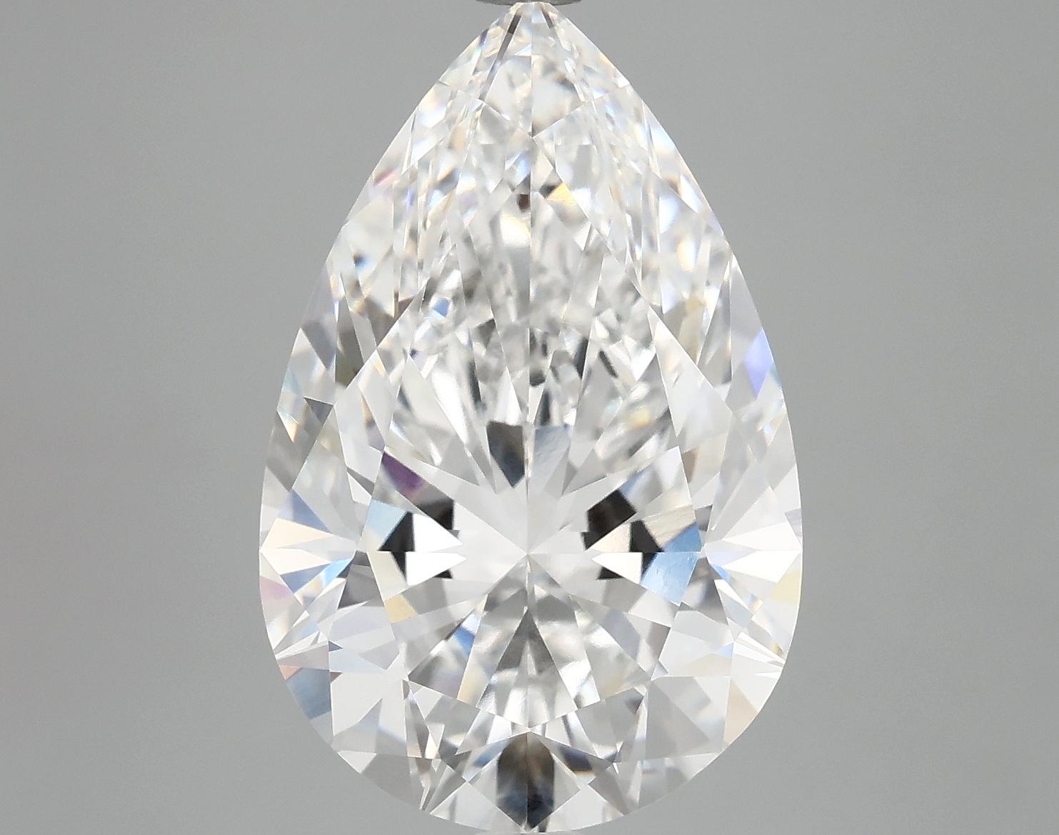 7.54 Carat Pear Shaped Ideal Cut VVS2 IGI Certified Lab Grown Diamond