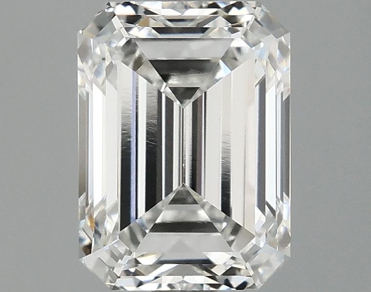 1.9 Carat Emerald Shaped Excellent Cut VVS2 IGI Certified Lab Grown Diamond