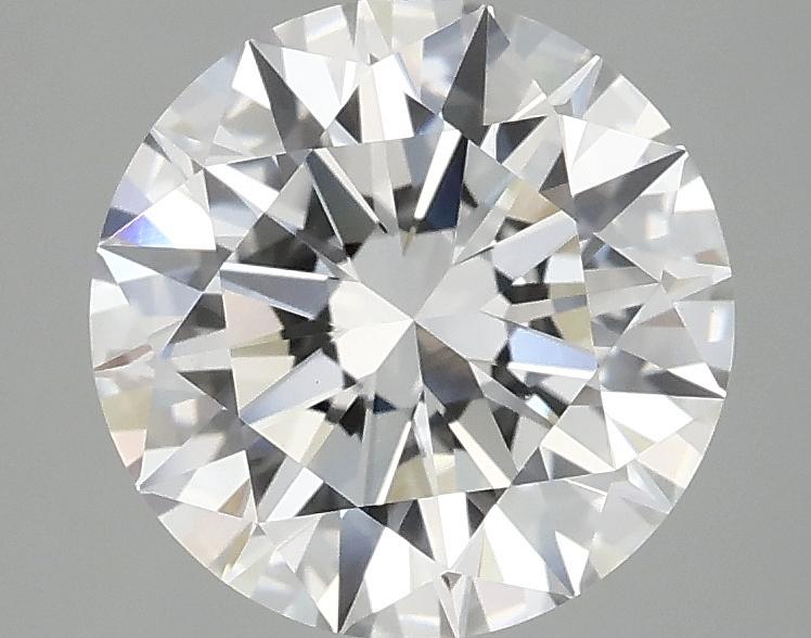 2.57 Carat Round Shaped Ideal Cut VVS2 IGI Certified Lab Grown Diamond