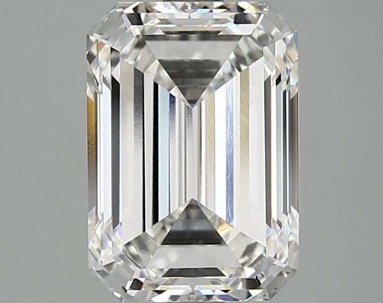 3.09 Carat Emerald Shaped Ideal Cut VS1 IGI Certified Lab Grown Diamond