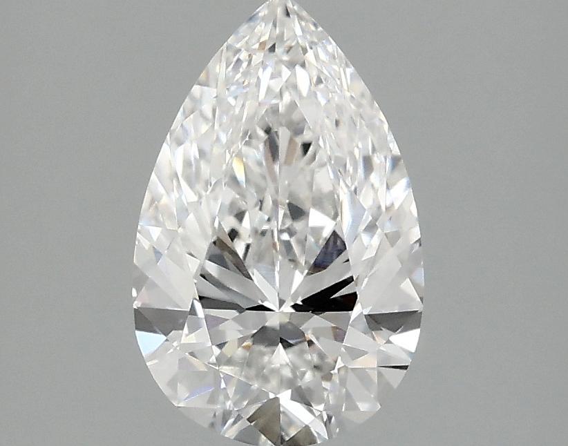 1.47 Carat Pear Shaped Ideal Cut VVS2 IGI Certified Lab Grown Diamond