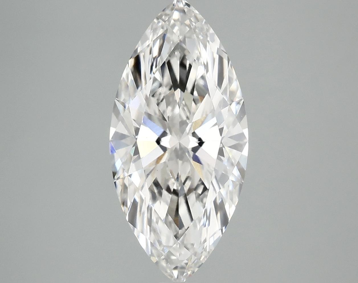 2.53 Carat Marquise Shaped Excellent Cut VS1 IGI Certified Lab Grown Diamond