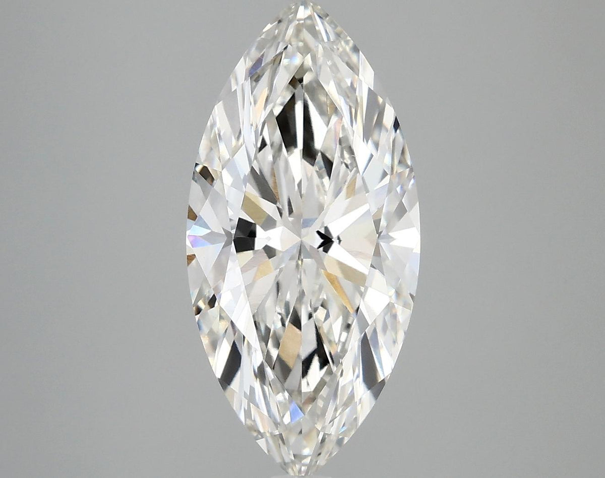 3.08 Carat Marquise Shaped Excellent Cut VVS2 IGI Certified Lab Grown Diamond