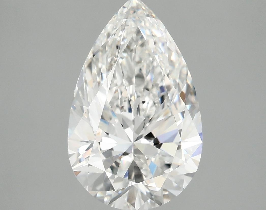3.04 Carat Pear Shaped Ideal Cut VVS2 IGI Certified Lab Grown Diamond