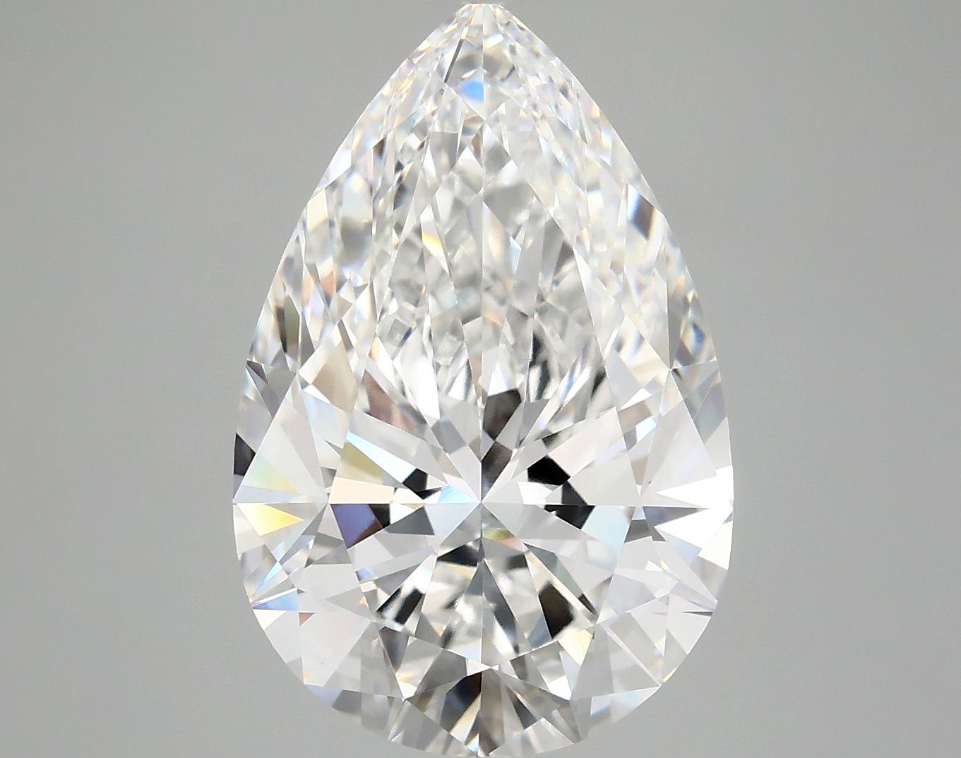 6.3 Carat Pear Shaped Excellent Cut VVS2 IGI Certified Lab Grown Diamond