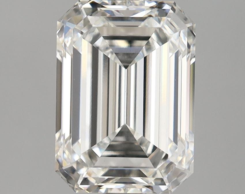 2.59 Carat Emerald Shaped Excellent Cut VVS2 IGI Certified Lab Grown Diamond