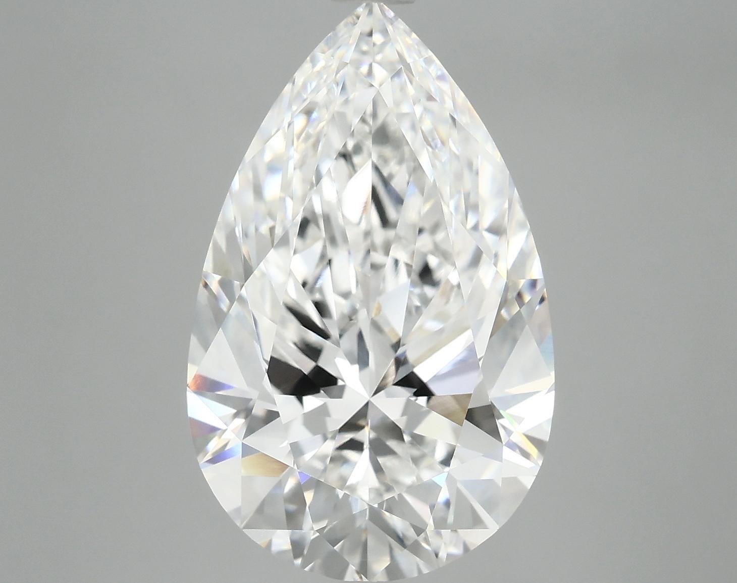 7.17 Carat Pear Shaped Ideal Cut VVS2 IGI Certified Lab Grown Diamond