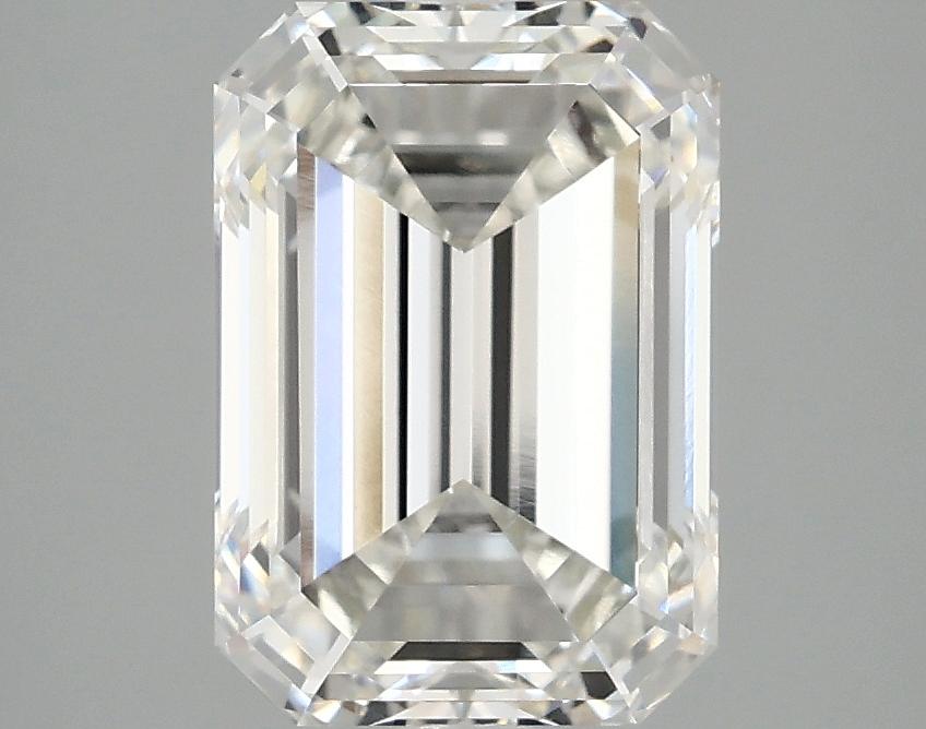 3.03 Carat Emerald Shaped Ideal Cut VVS2 IGI Certified Lab Grown Diamond