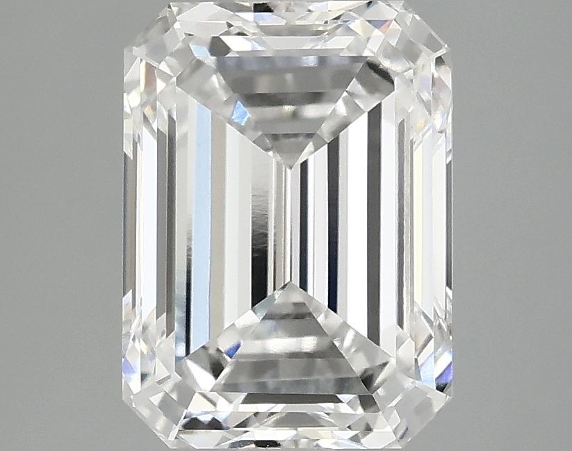 3.06 Carat Emerald Shaped Excellent Cut VVS2 IGI Certified Lab Grown Diamond
