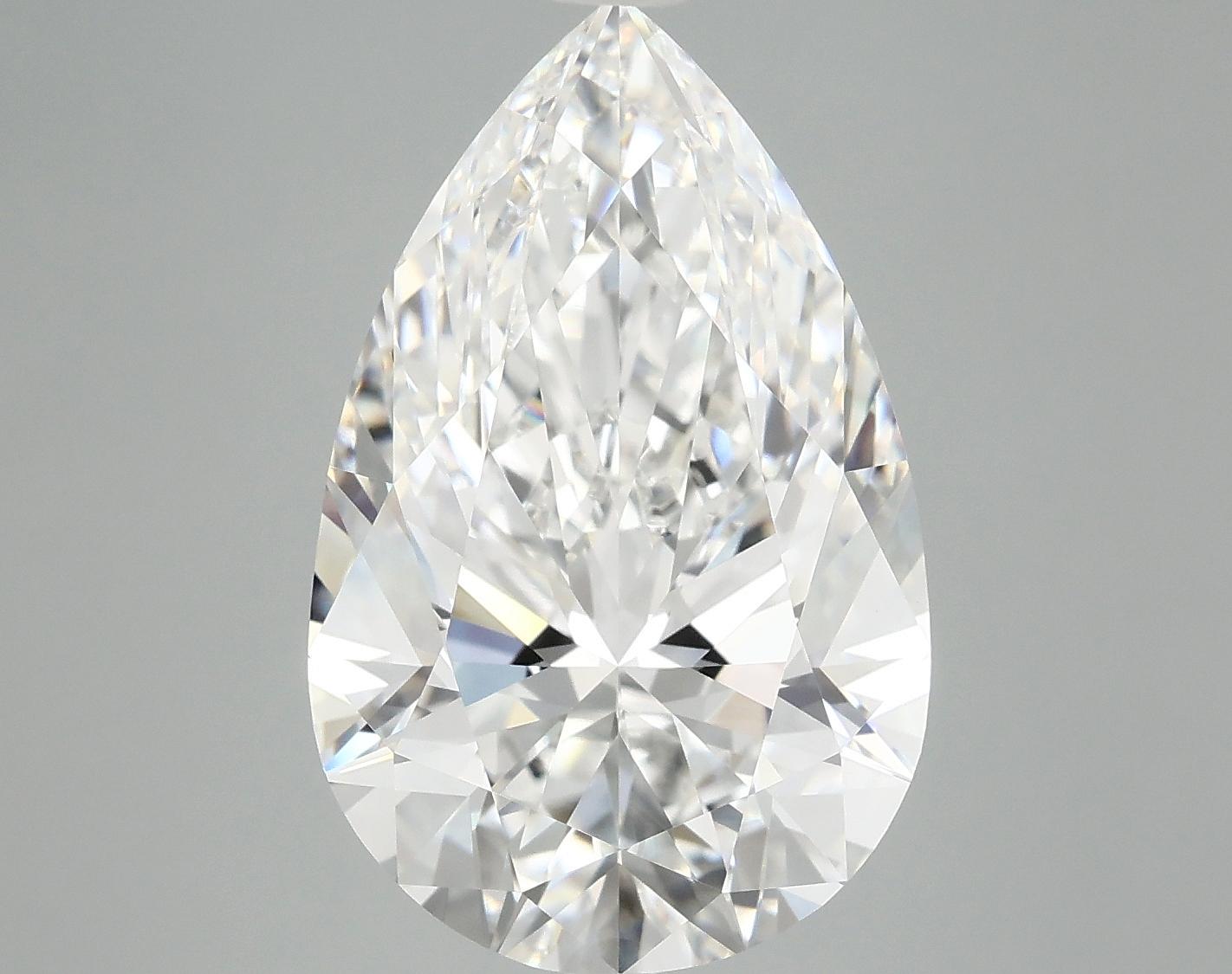 7.11 Carat Pear Shaped Ideal Cut VVS2 IGI Certified Lab Grown Diamond
