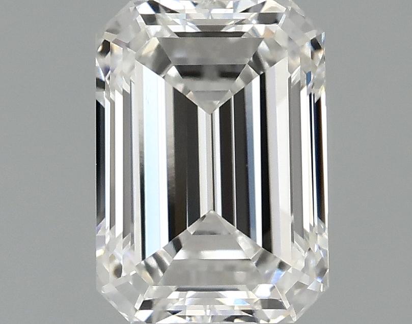 1.23 Carat Emerald Shaped Excellent Cut VVS2 IGI Certified Lab Grown Diamond