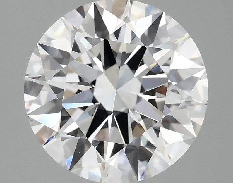 3.08 Carat Round Shaped Ideal Cut VVS2 IGI Certified Lab Grown Diamond