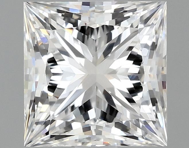 1.58 Carat Princess Shaped Ideal Cut VVS2 IGI Certified Lab Grown Diamond