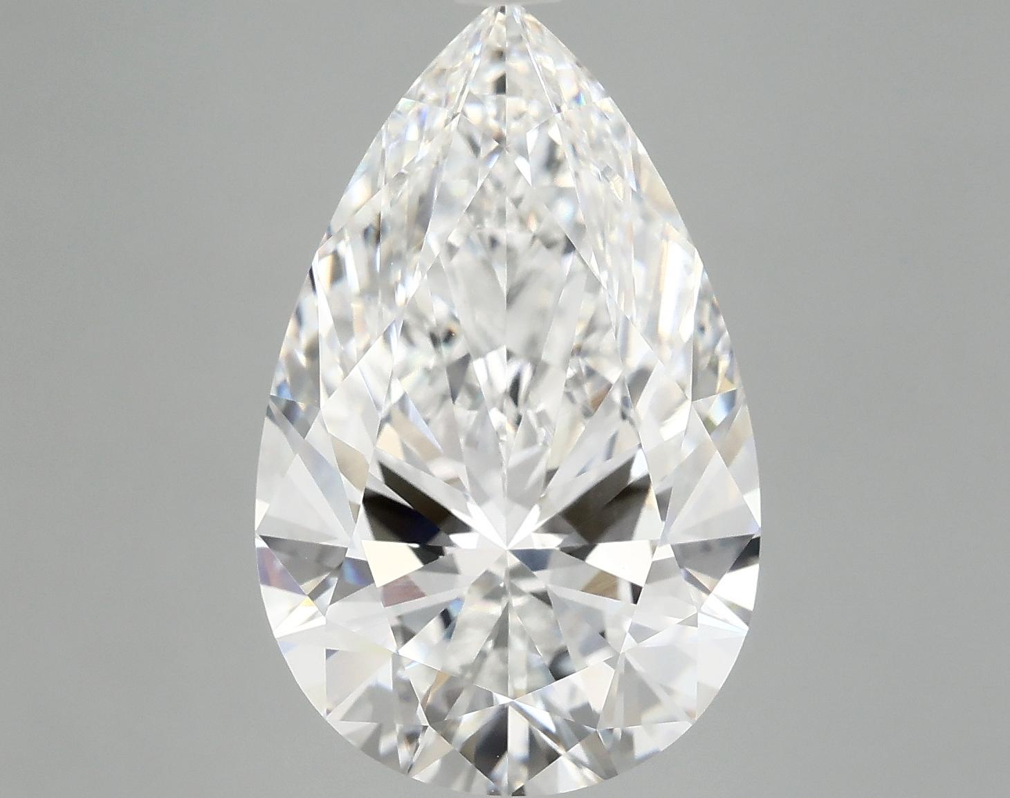 7.3 Carat Pear Shaped Ideal Cut VVS2 IGI Certified Lab Grown Diamond