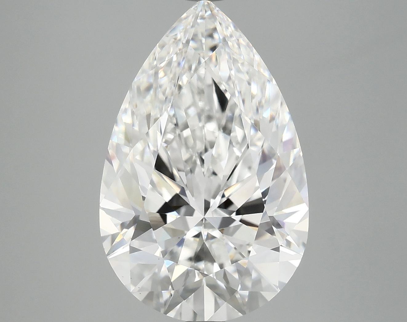 6.29 Carat Pear Shaped Ideal Cut VS1 IGI Certified Lab Grown Diamond