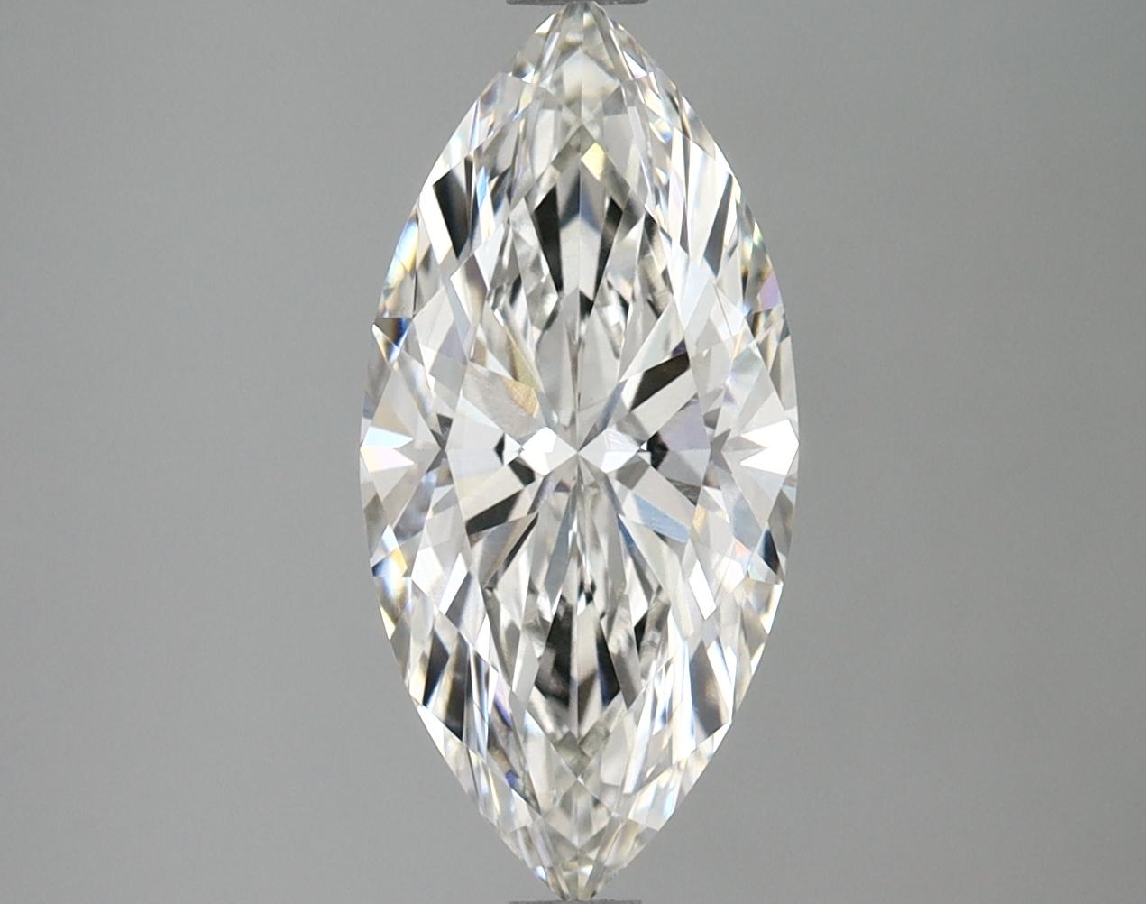 2.03 Carat Marquise Shaped Excellent Cut VS1 IGI Certified Lab Grown Diamond