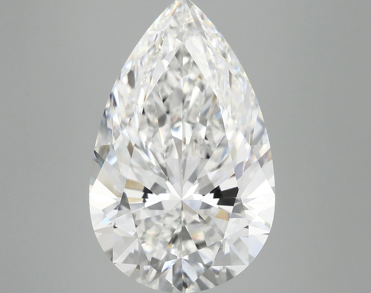 7.98 Carat Pear Shaped Ideal Cut VVS2 IGI Certified Lab Grown Diamond
