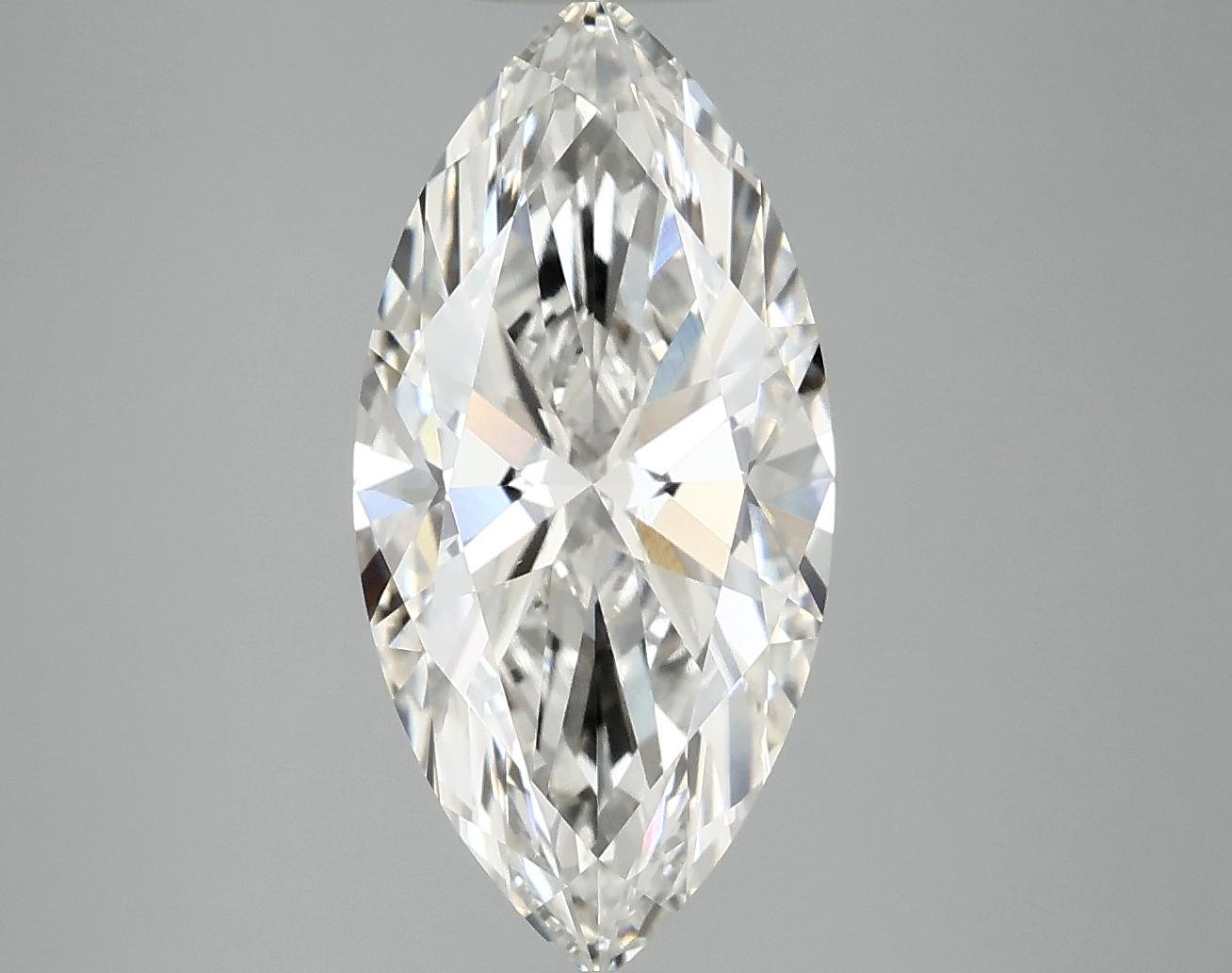 3.09 Carat Marquise Shaped Excellent Cut VS1 IGI Certified Lab Grown Diamond