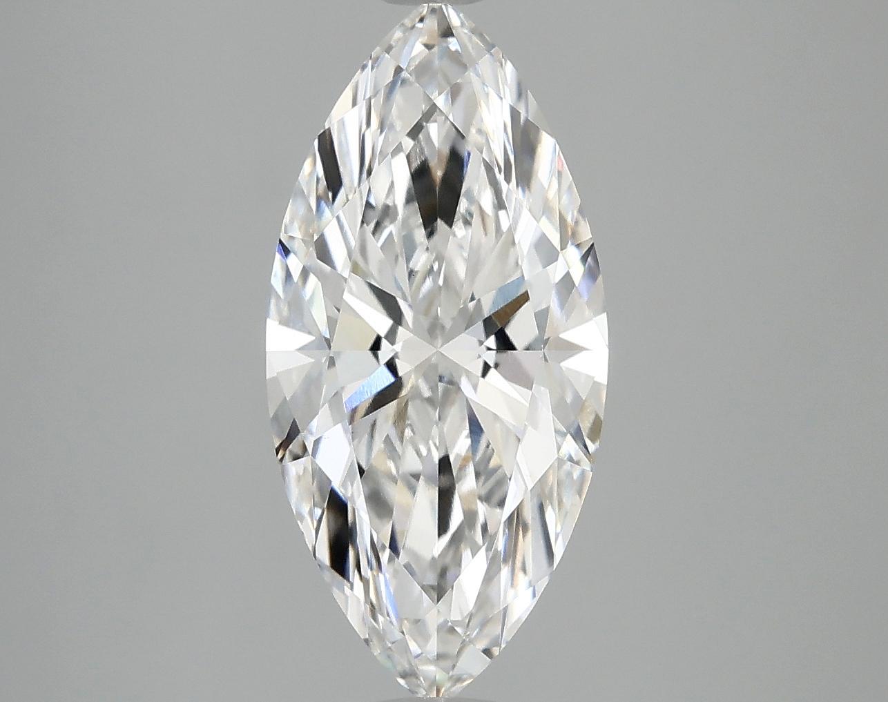 2.88 Carat Marquise Shaped Excellent Cut VS1 IGI Certified Lab Grown Diamond