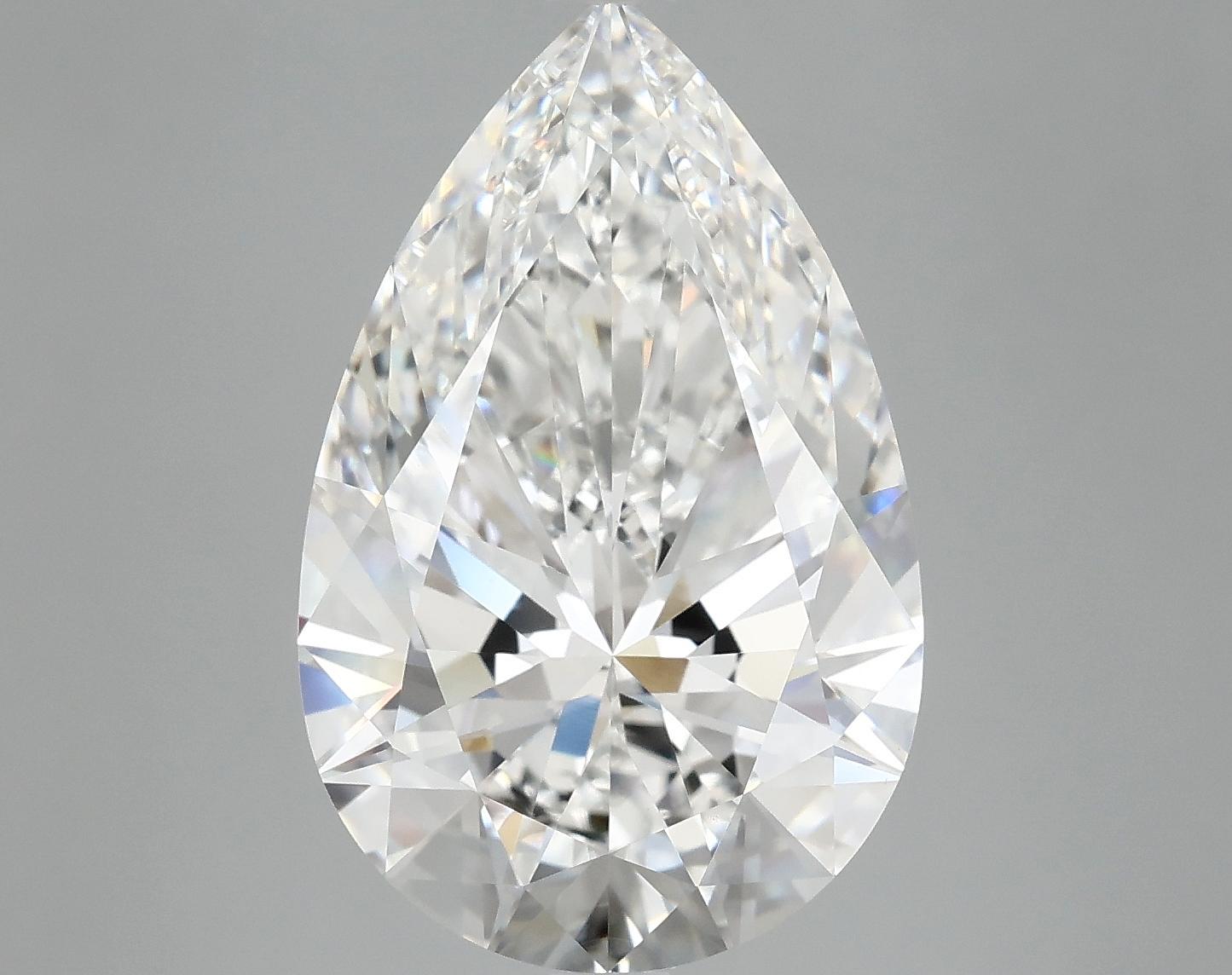 7.18 Carat Pear Shaped Ideal Cut VVS2 IGI Certified Lab Grown Diamond