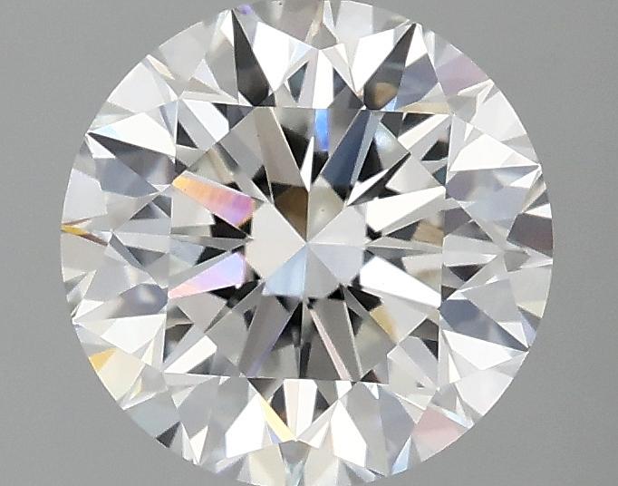 2.07 Carat Round Shaped Excellent Cut VVS2 IGI Certified Lab Grown Diamond