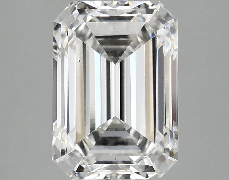 3.47 Carat Emerald Shaped Ideal Cut VS2 IGI Certified Lab Grown Diamond