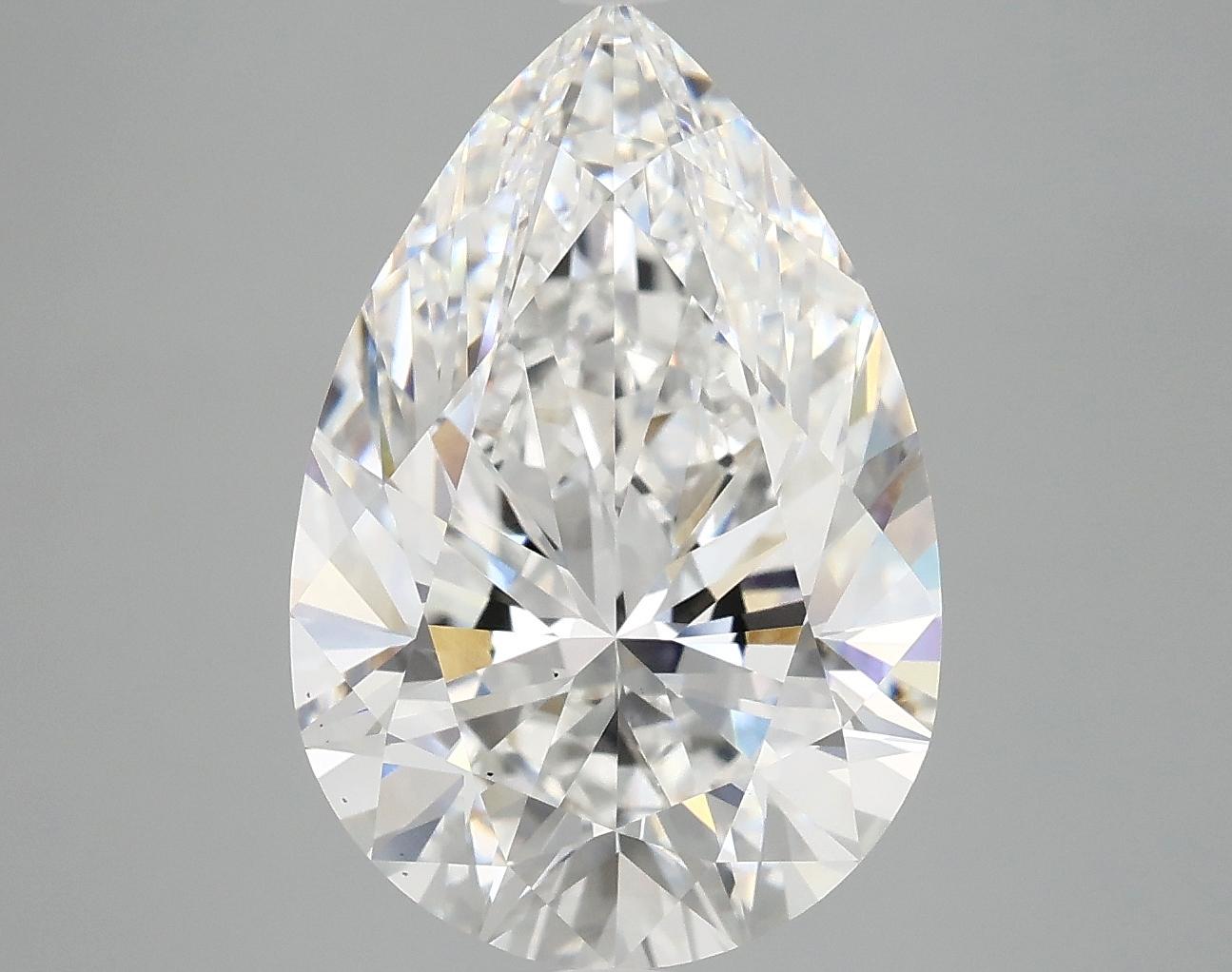 5.76 Carat Pear Shaped Excellent Cut VS2 IGI Certified Lab Grown Diamond