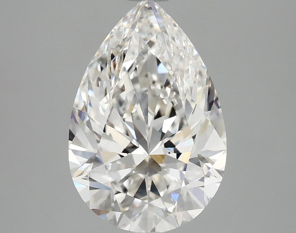 3.07 Carat Pear Shaped Excellent Cut VVS2 IGI Certified Lab Grown Diamond