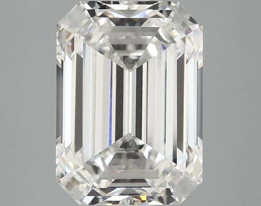 3.06 Carat Emerald Shaped Ideal Cut VVS2 IGI Certified Lab Grown Diamond