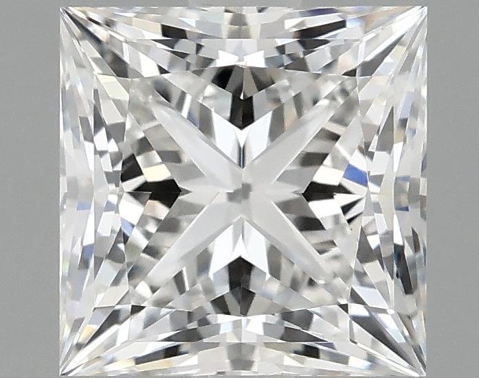 2.05 Carat Princess Shaped Ideal Cut VS1 IGI Certified Lab Grown Diamond