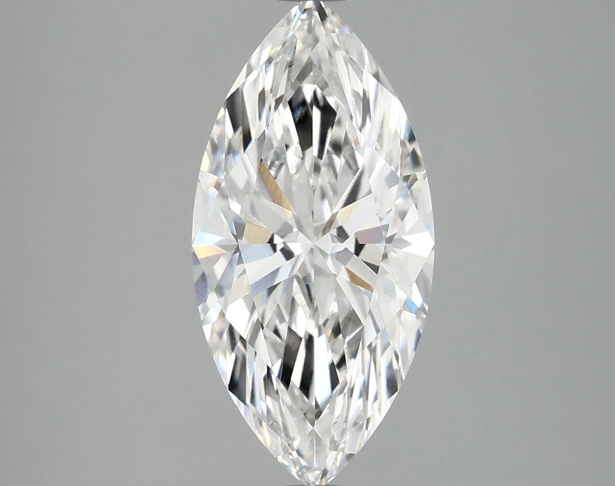 2.57 Carat Marquise Shaped Excellent Cut VVS2 IGI Certified Lab Grown Diamond