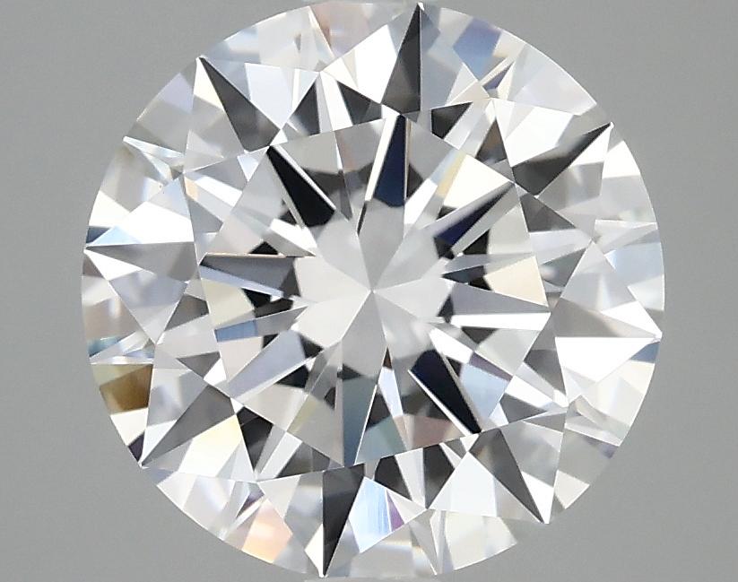3.08 Carat Round Shaped Excellent Cut VVS2 IGI Certified Lab Grown Diamond