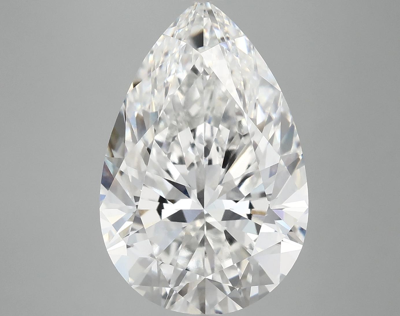 7.02 Carat Pear Shaped Excellent Cut VVS2 IGI Certified Lab Grown Diamond