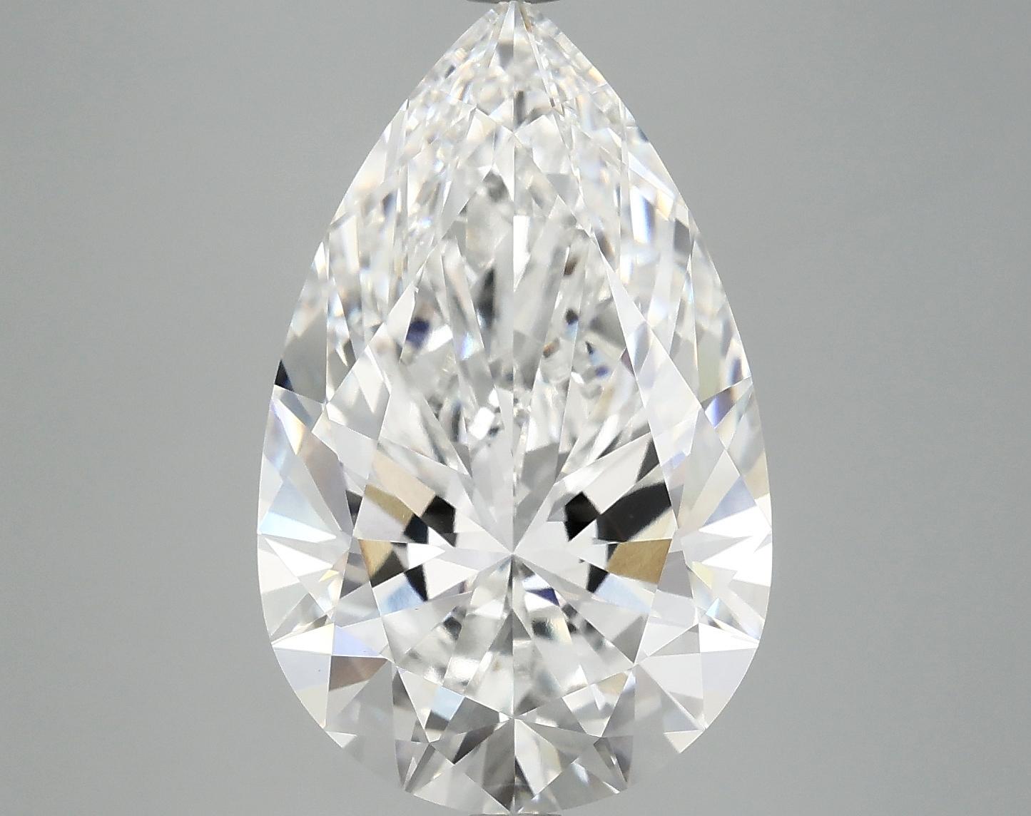7.14 Carat Pear Shaped Ideal Cut VVS2 IGI Certified Lab Grown Diamond