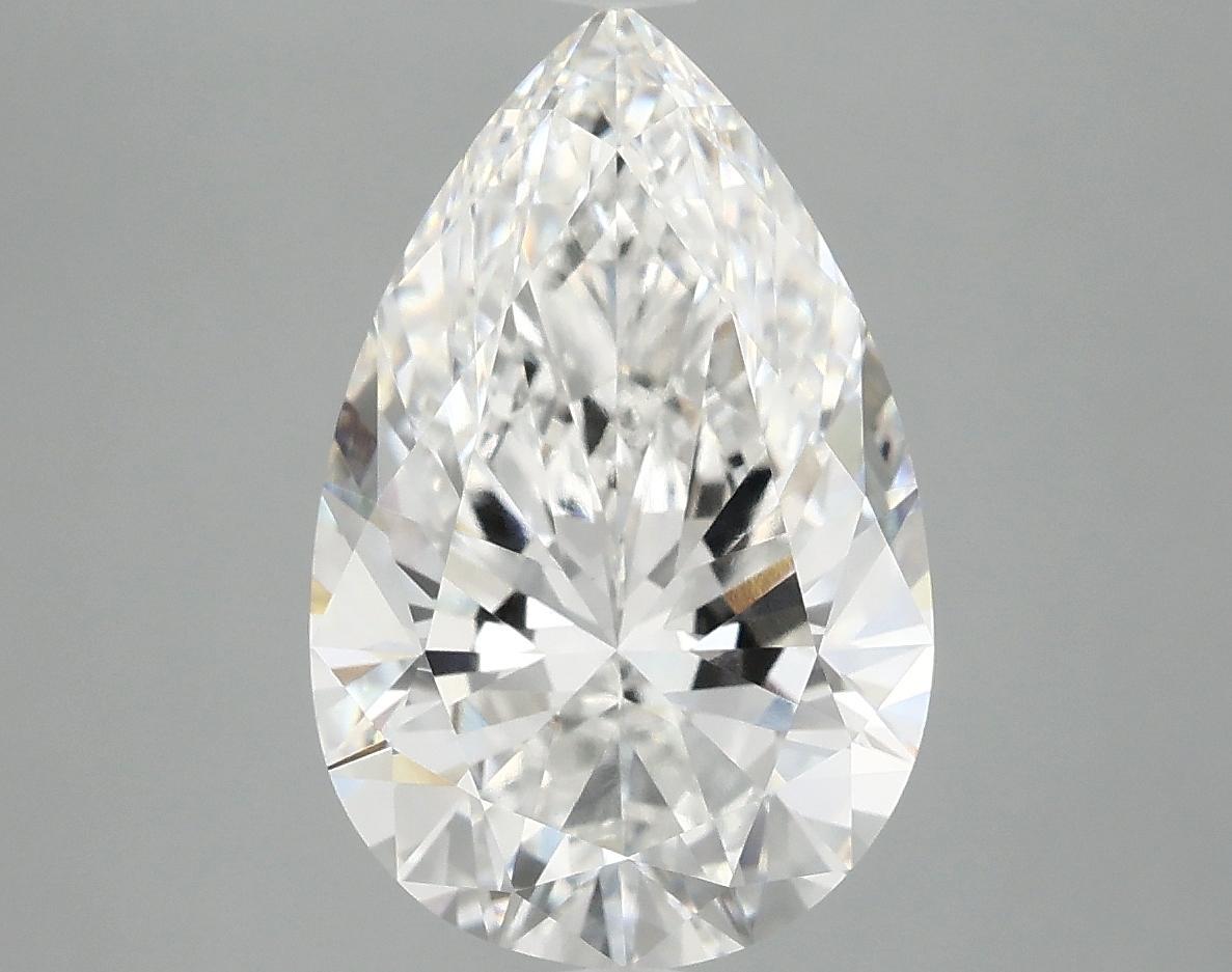 4.01 Carat Pear Shaped Ideal Cut VVS2 IGI Certified Lab Grown Diamond