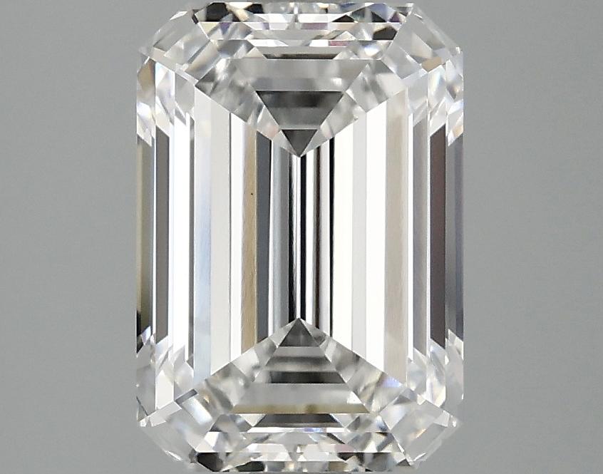 2.91 Carat Emerald Shaped Ideal Cut VVS2 IGI Certified Lab Grown Diamond