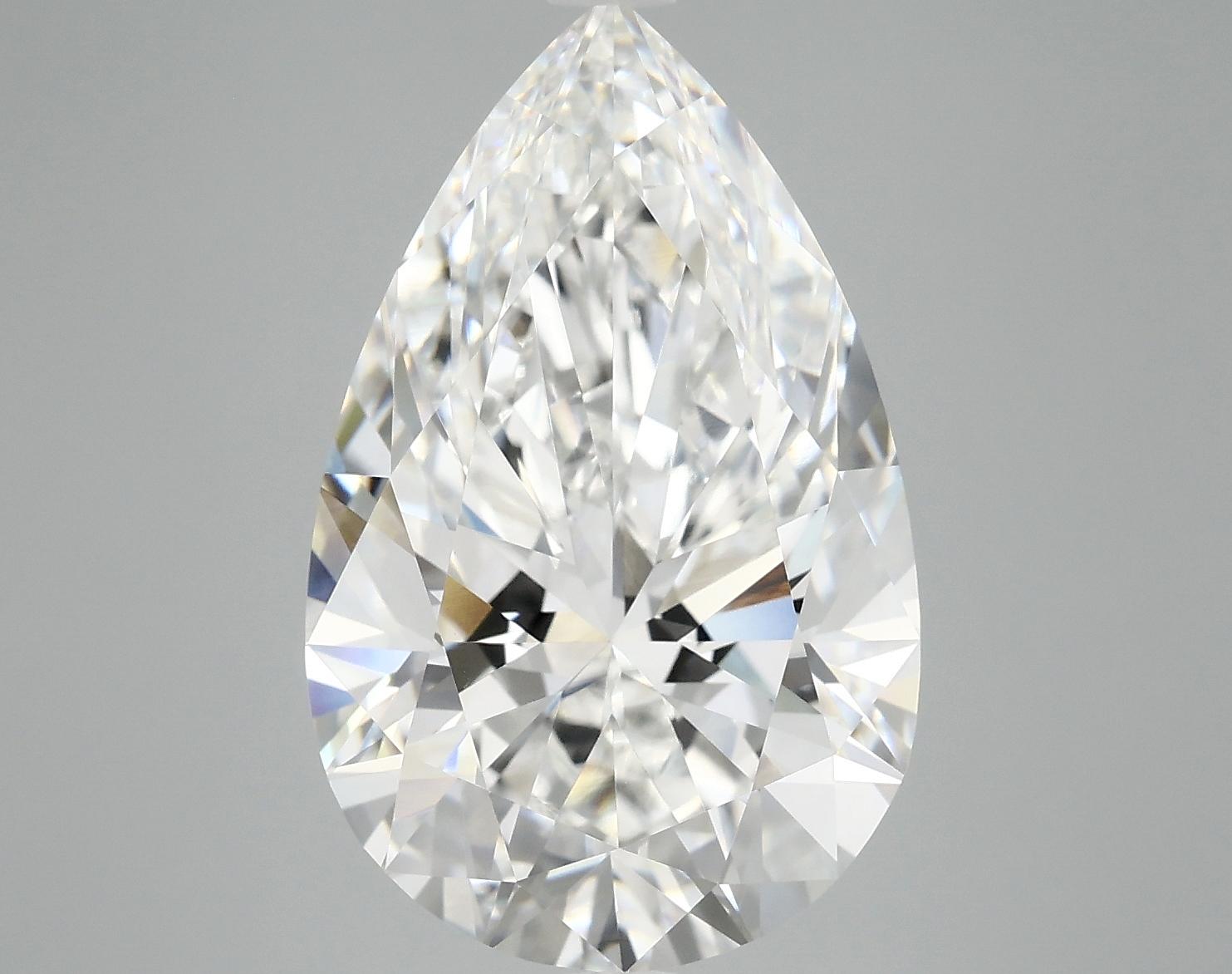7.14 Carat Pear Shaped Ideal Cut VVS2 IGI Certified Lab Grown Diamond
