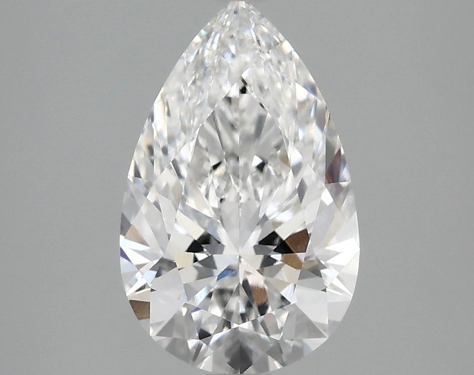 2.05 Carat Pear Shaped Ideal Cut VVS2 IGI Certified Lab Grown Diamond